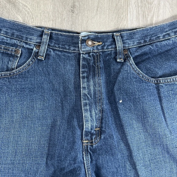 Lee Men's Blue Jeans Straight Leg Baggy Loose fit 38x30 - Picture 4 of 14